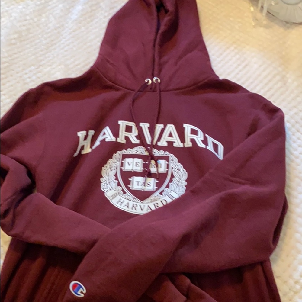 Champion Harvard hoodie sweatshirt
